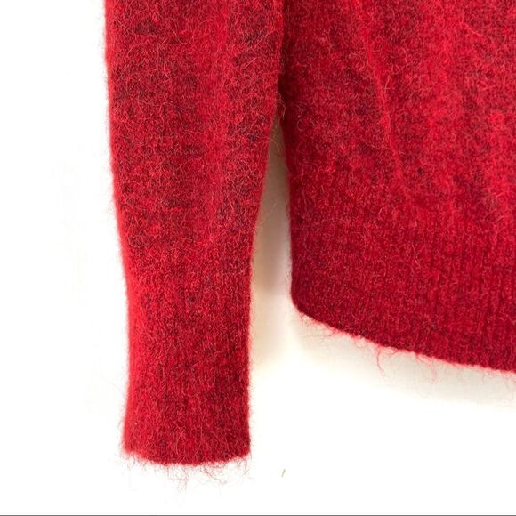 PART two copenhagen red angora blend turtleneck sweater - Picture 5 of 12